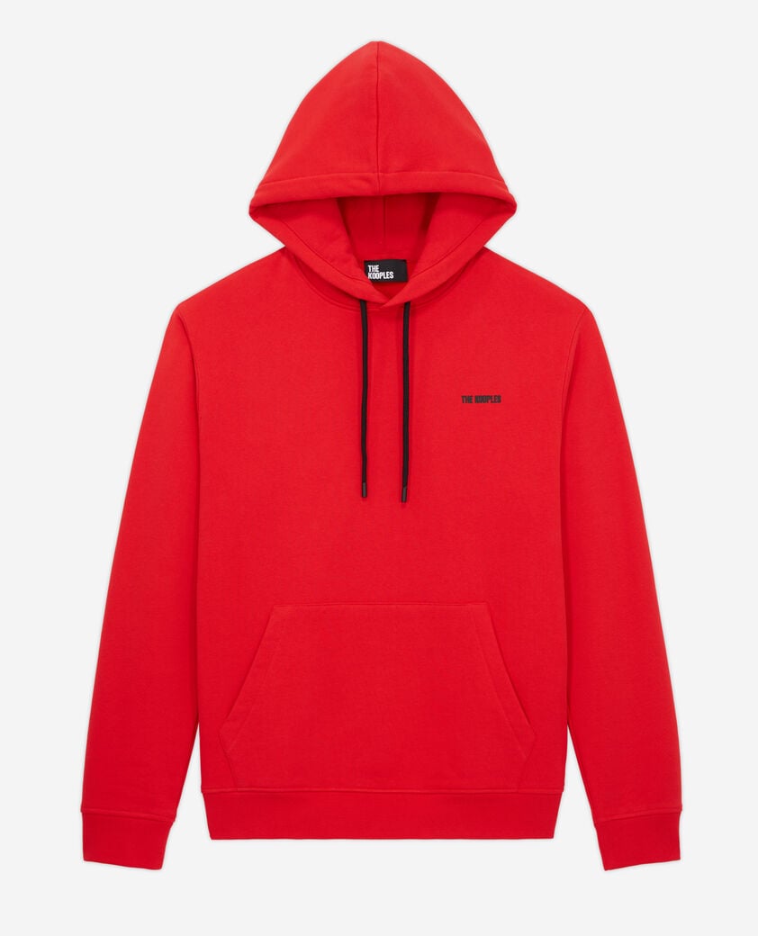 The Kooples HOMME RED sweatshirt logo the kooples rouge