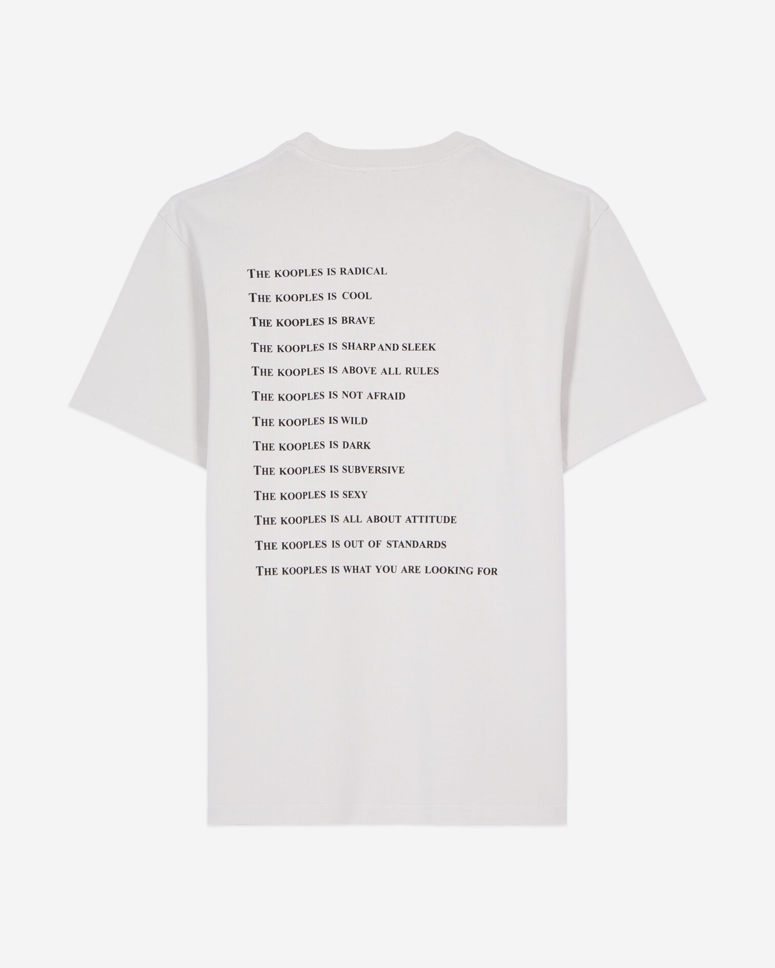 Grey What is t-shirt with studs, STONE GREY, hi-res image number null