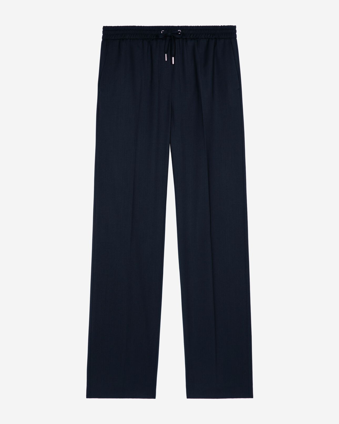 The Kooples WOMEN DARK NAVY navy elasticated waist pants