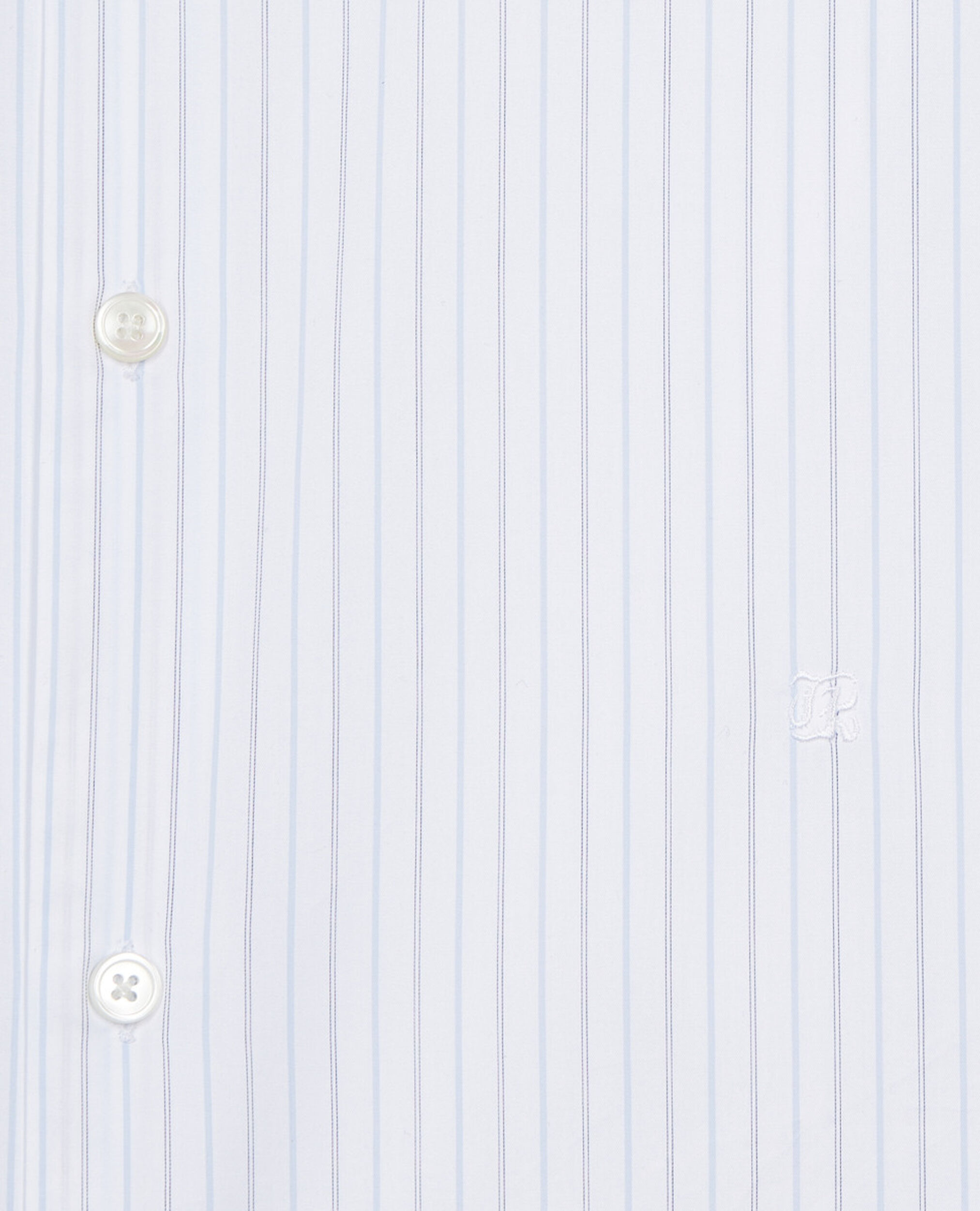 White striped formal shirt, WHITE / BLUE, hi-res image number null