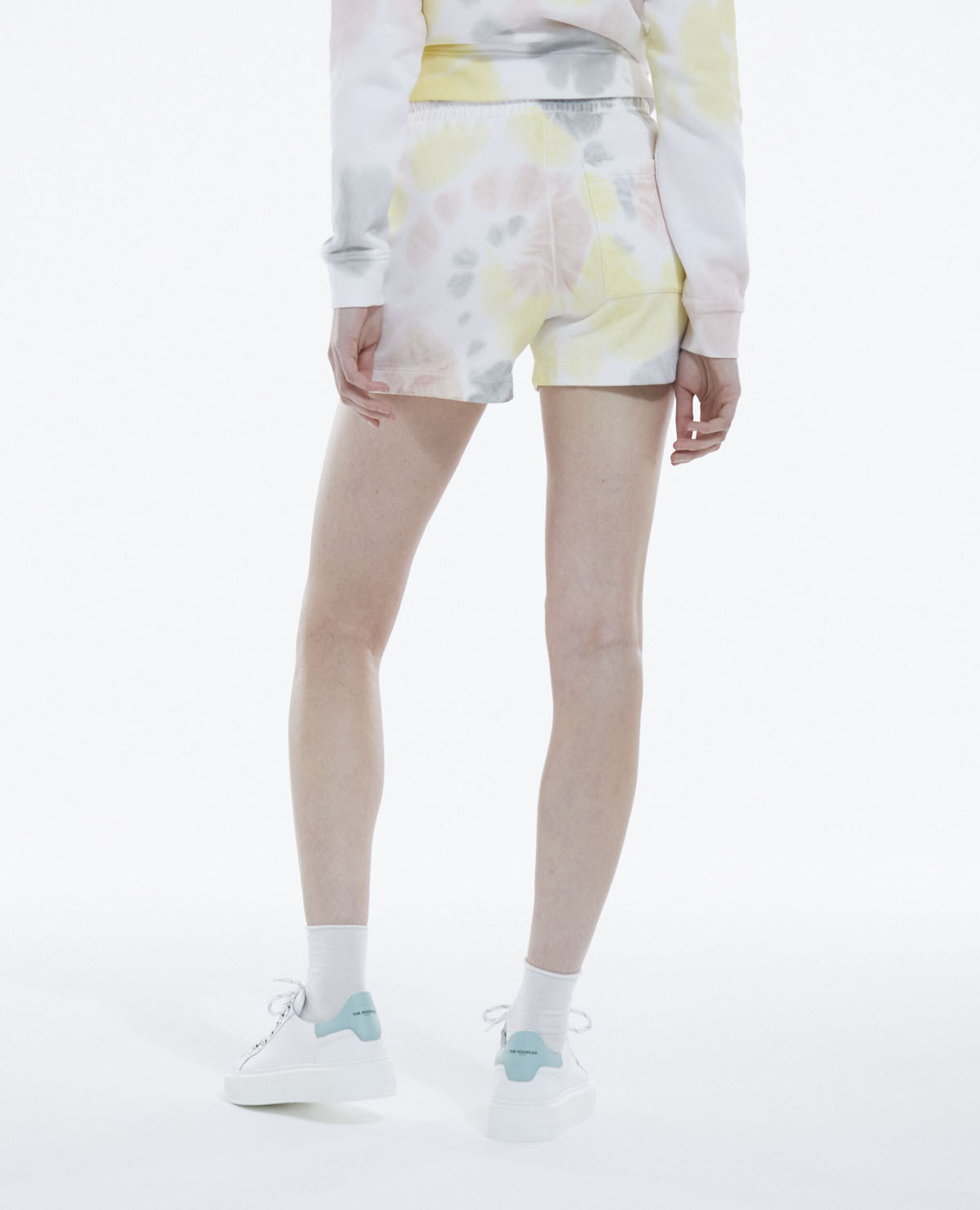 Mehrfarbige Shorts aus Molton, TIE AND DYE MULTICO, hi-res image number null