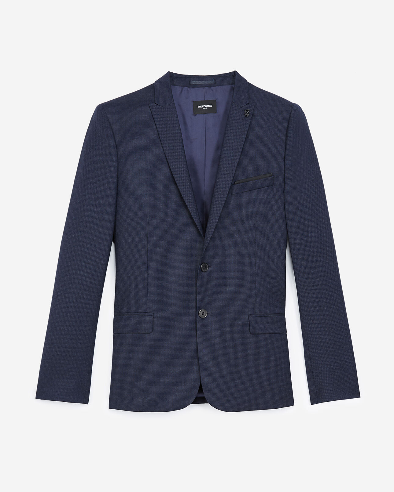 The Kooples MEN NAVY navy blue formal jacket with motif