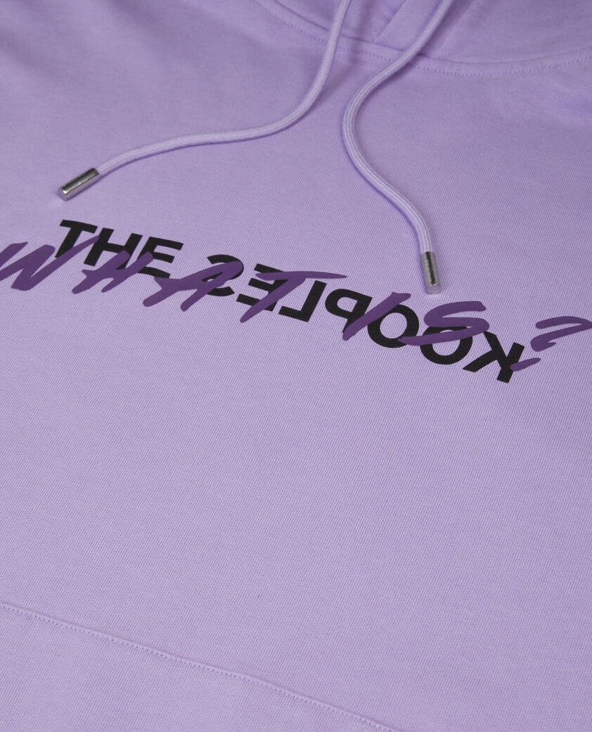 The Kooples HOMME LIGHT PURPLE sweatshirt à capuche what is mauve