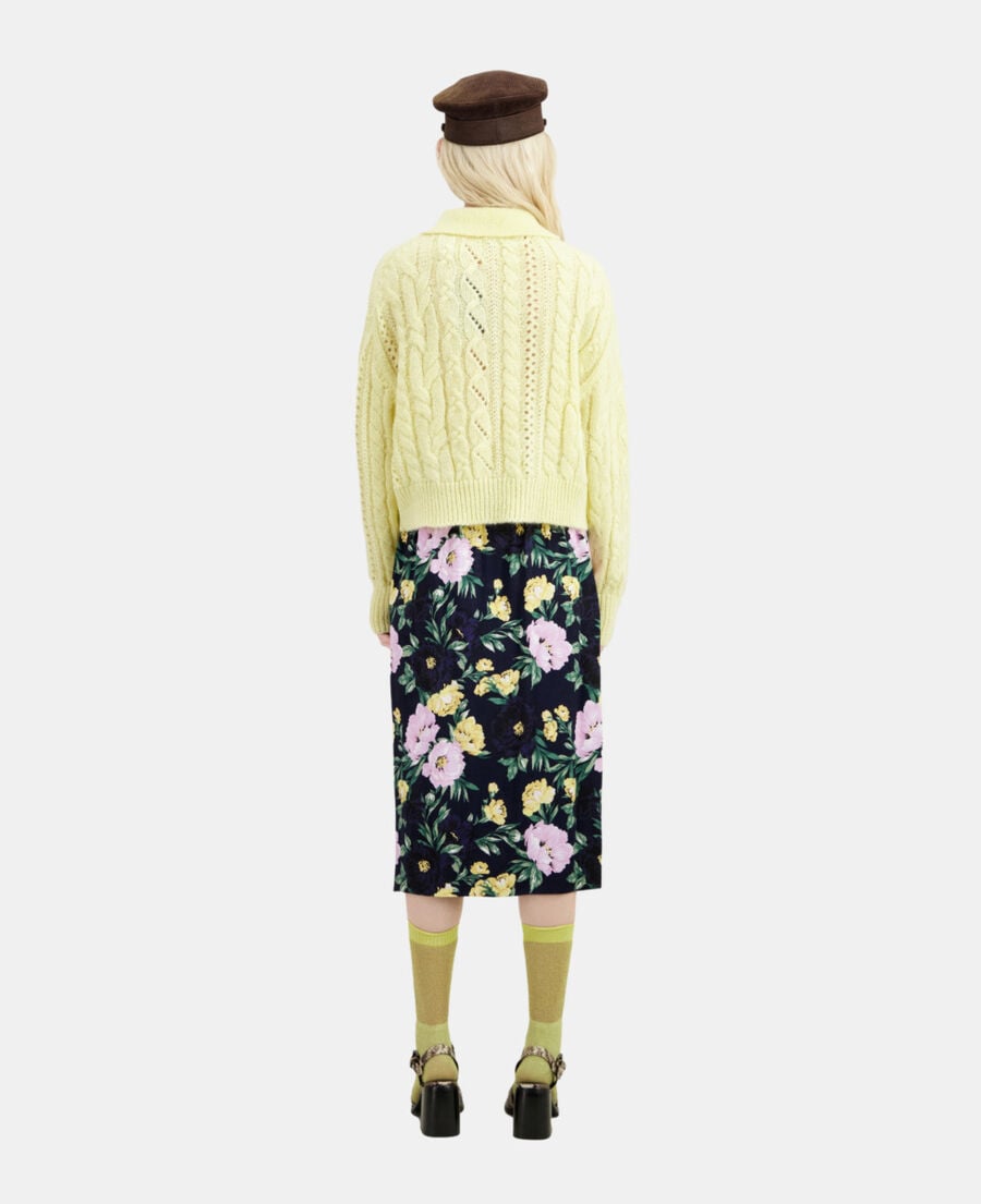 The Kooples MUJER YELLOW jersey amarillo mezcla lana