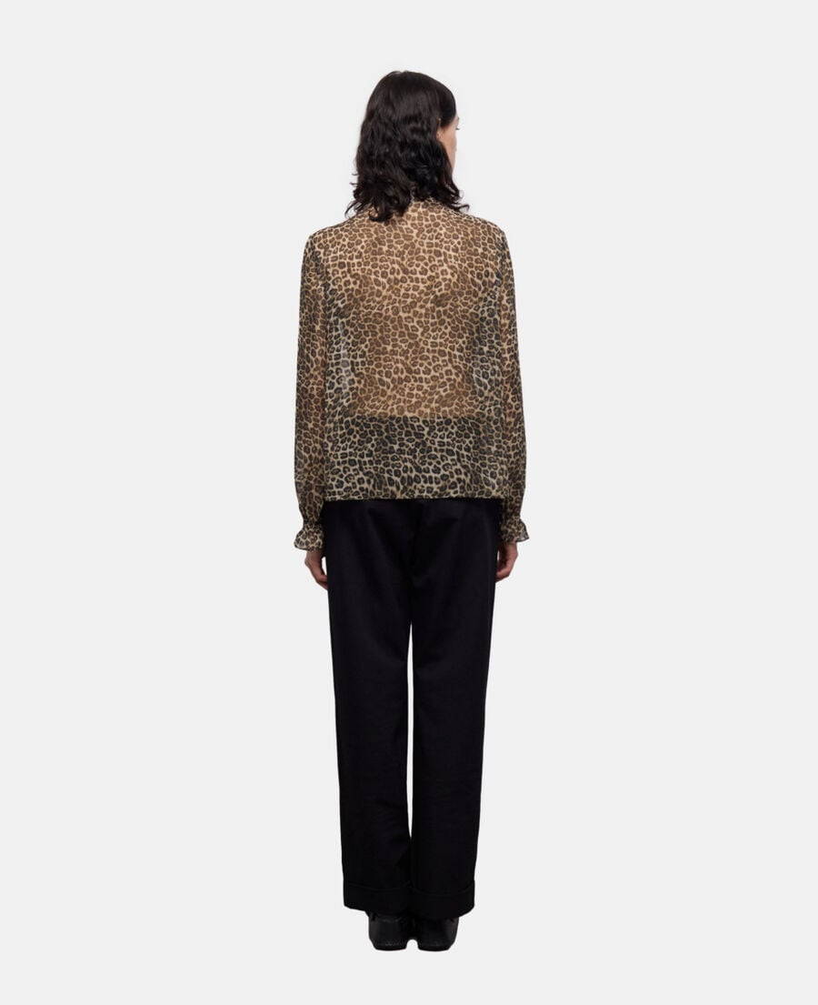 The Kooples WOMEN LEOPARD leopard print blouse