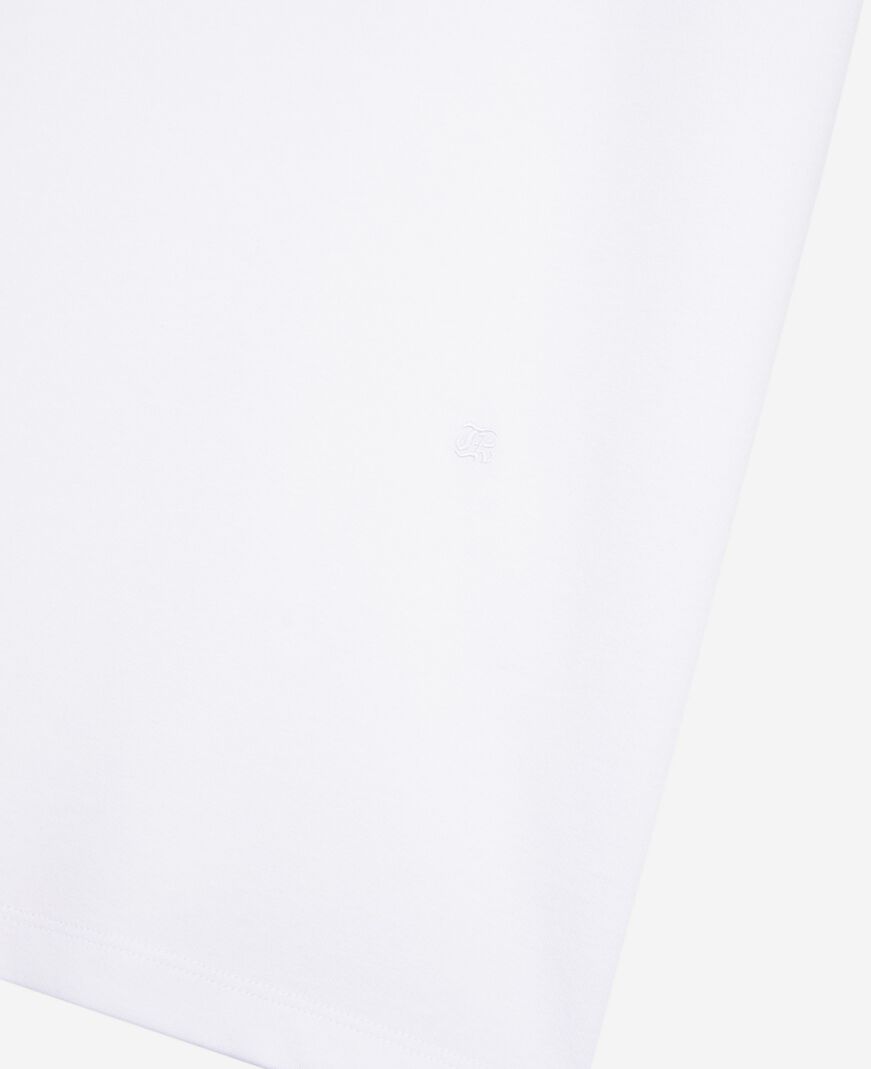 The Kooples HOMME WHITE t-shirt droit uni blanc