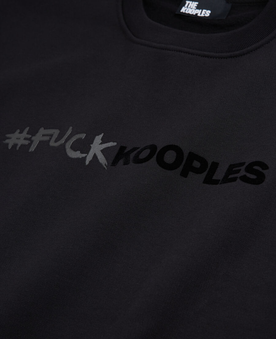 black logo sweatshirt