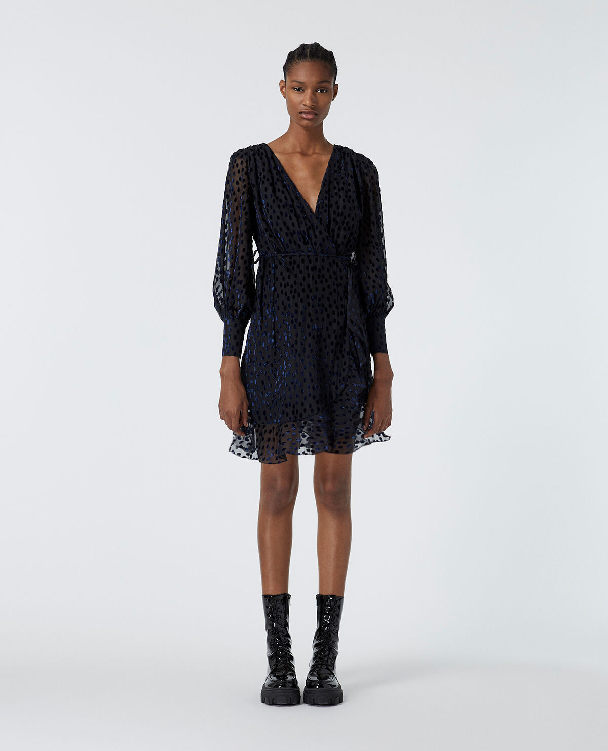The kooples velvet dress top