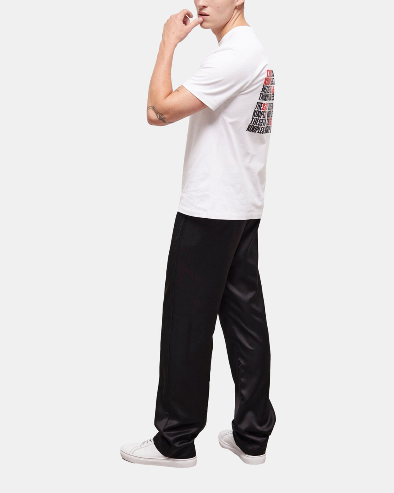 The Kooples HOMBRE WHITE camiseta logotipo the kooples blanca para hombre