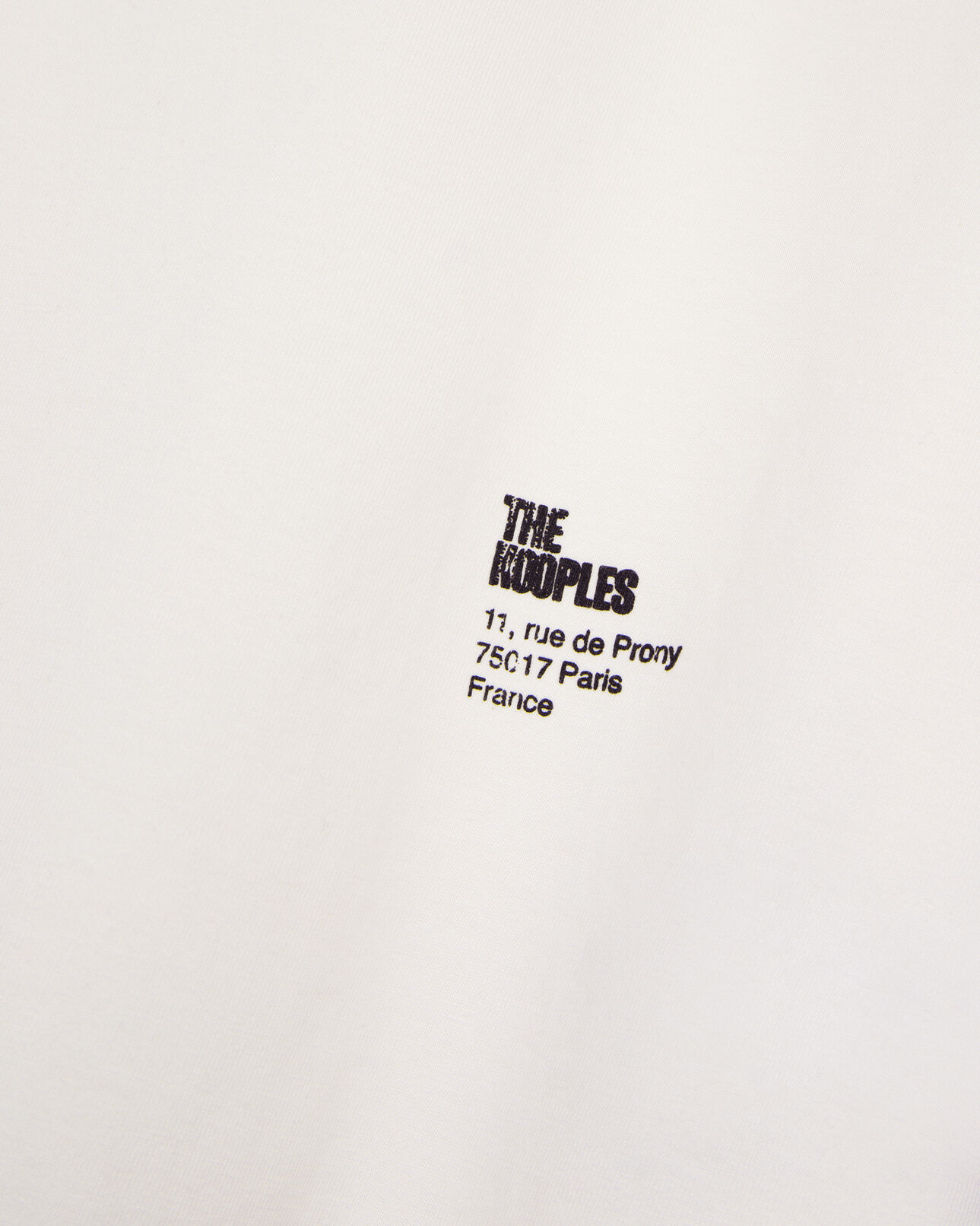 The Kooples WOMEN ECRU ecru silkscreen t-shirt