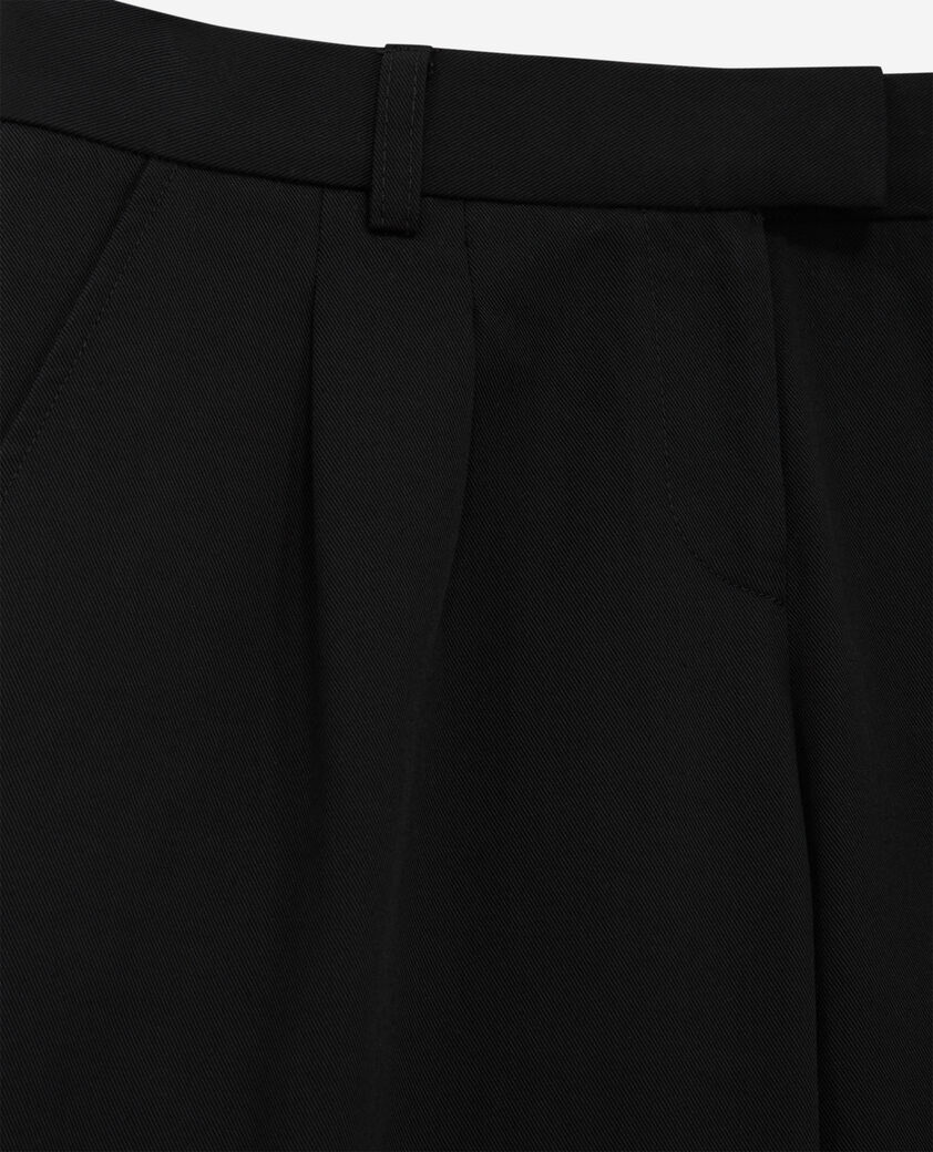 The Kooples MUJER BLACK pantal&oacute;n ancho negro