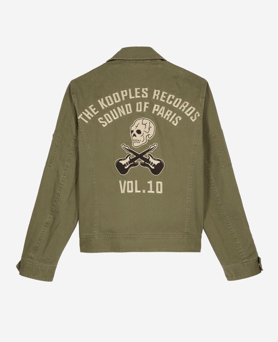 The Kooples MEN KAKI khaki officer-style jacket