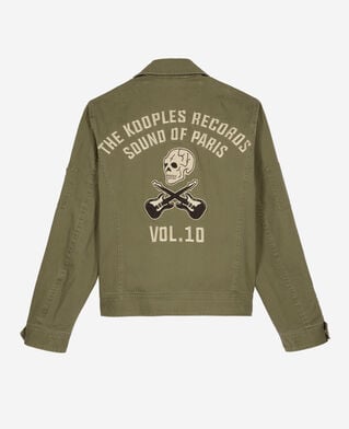 The Kooples HOMME KAKI blouson style officier kaki