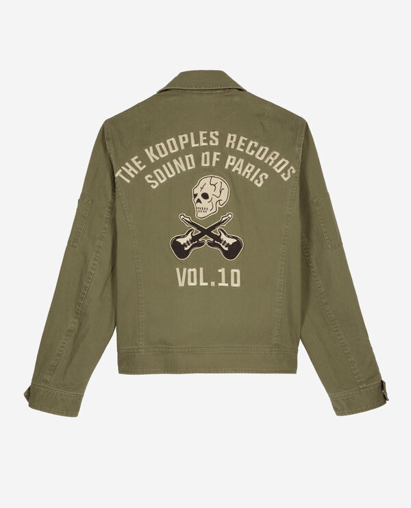 The Kooples MEN KAKI khaki officer-style jacket