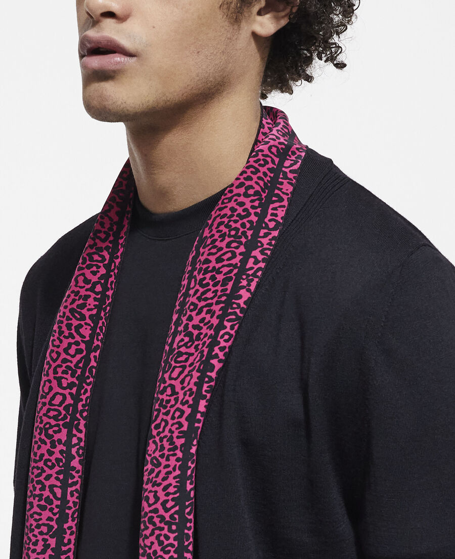 rosa leoparden-halstuch