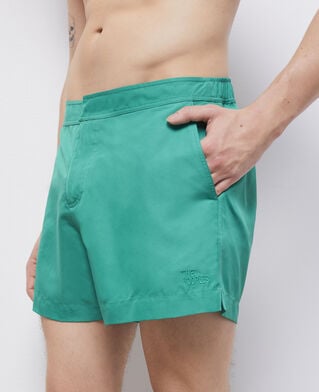 The Kooples HOMME GREEN short de bain vert avec logo
