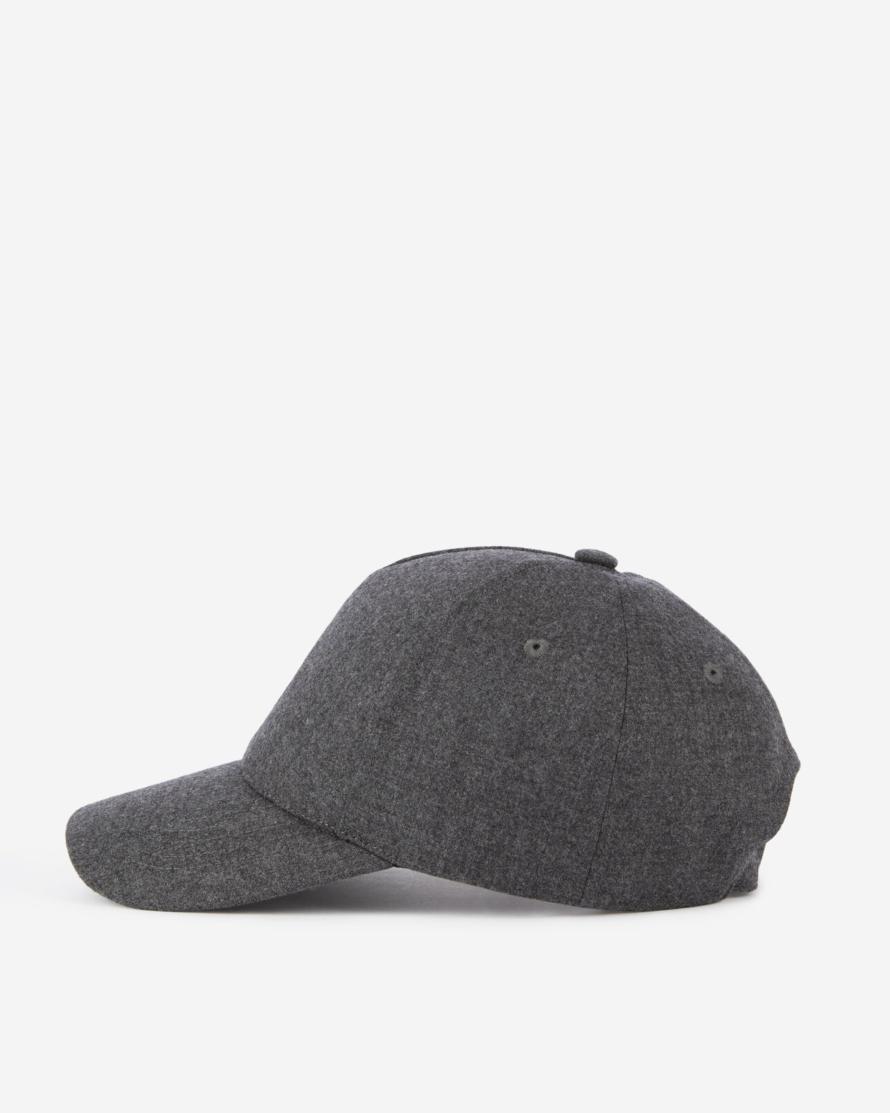 The Kooples FEMME GREY casquette en flanelle grise