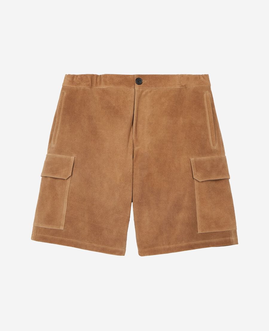 The Kooples HERREN CAMEL wildleder-shorts in camel