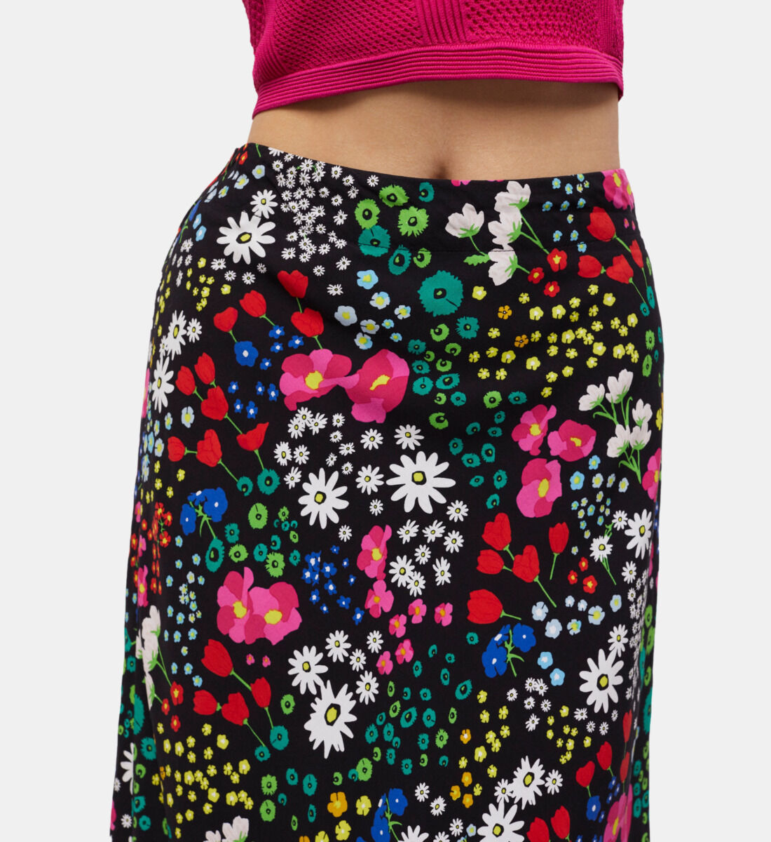 Star print long skirt cheap