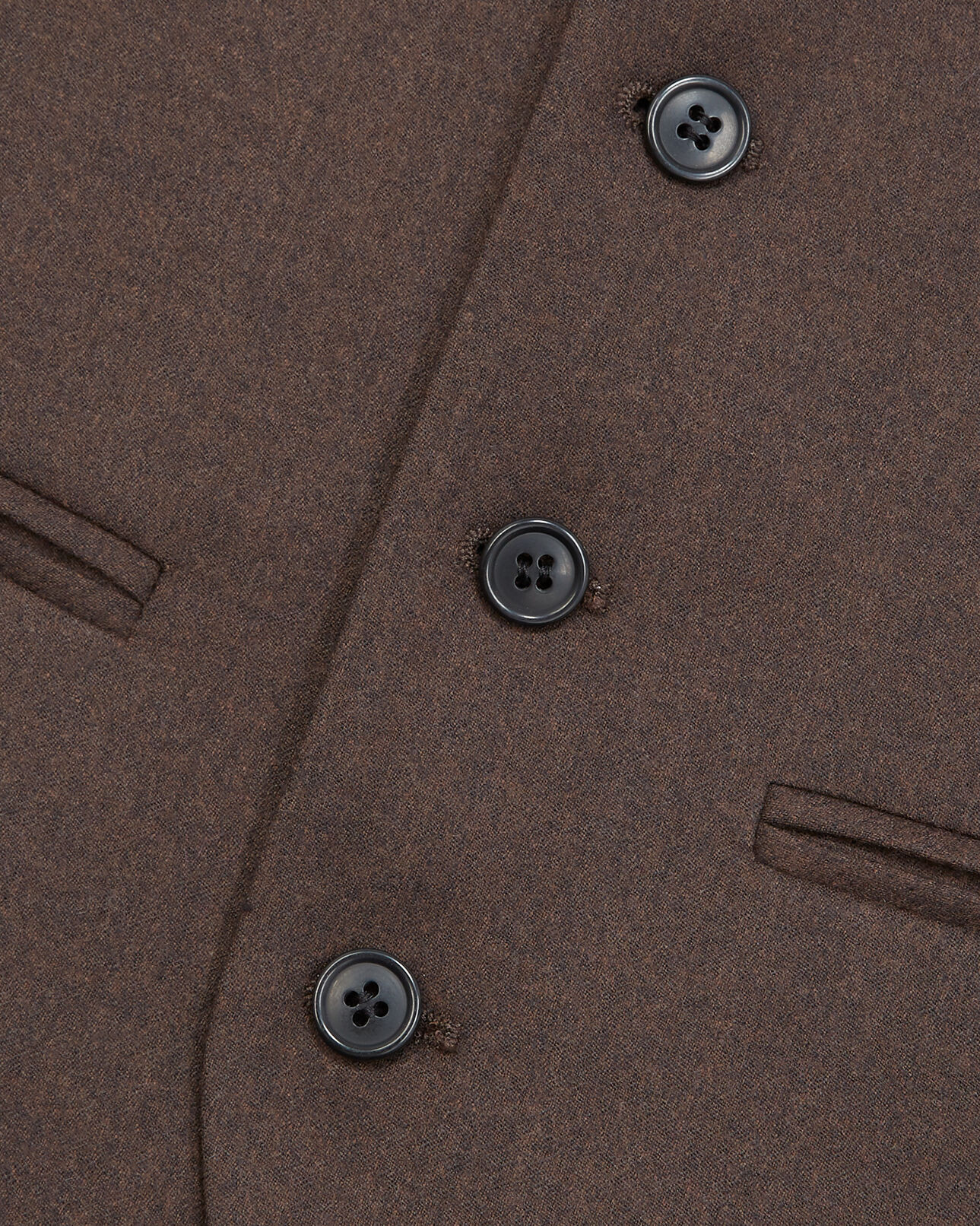 The Kooples HOMME BROWN gilet de costume laine marron fit