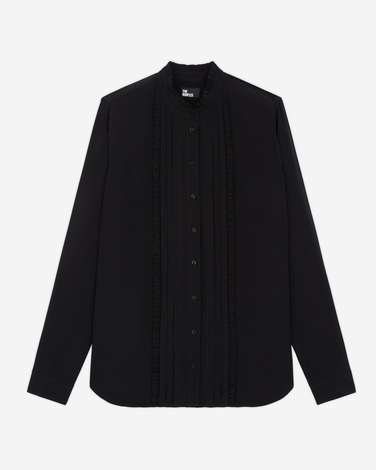 The Kooples WOMEN BLACK black flowing shirt