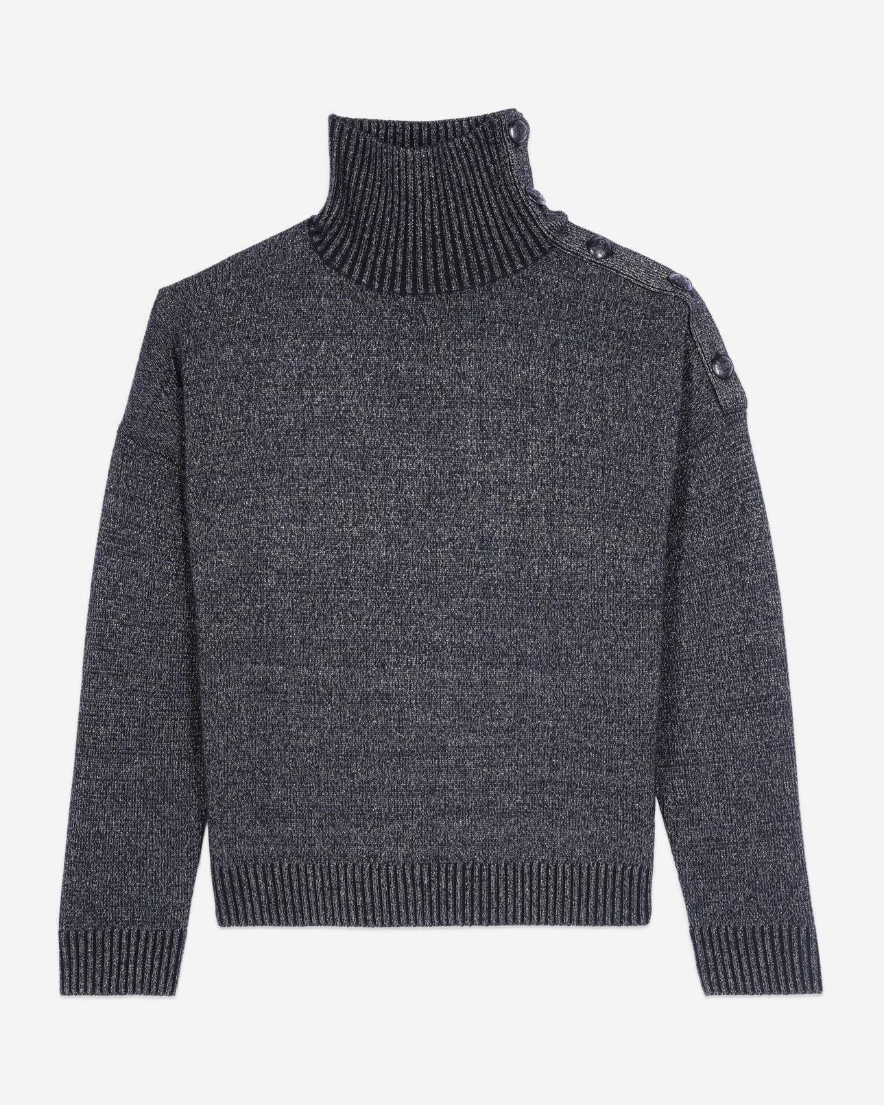 The Kooples MUJER BLACK jersey lana cachemira negro