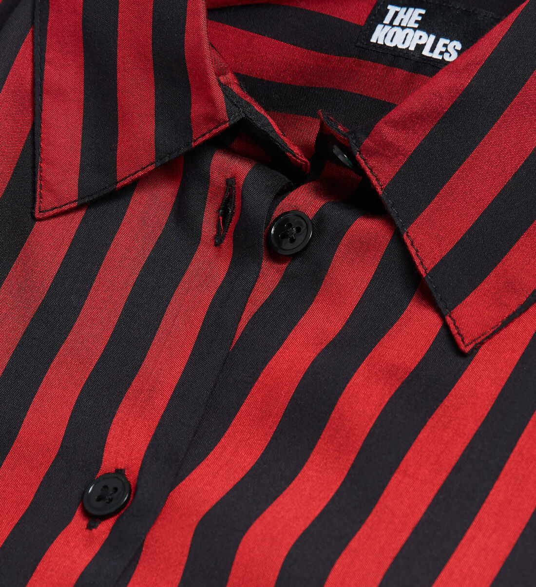 Striped red and black shirt new arrivals