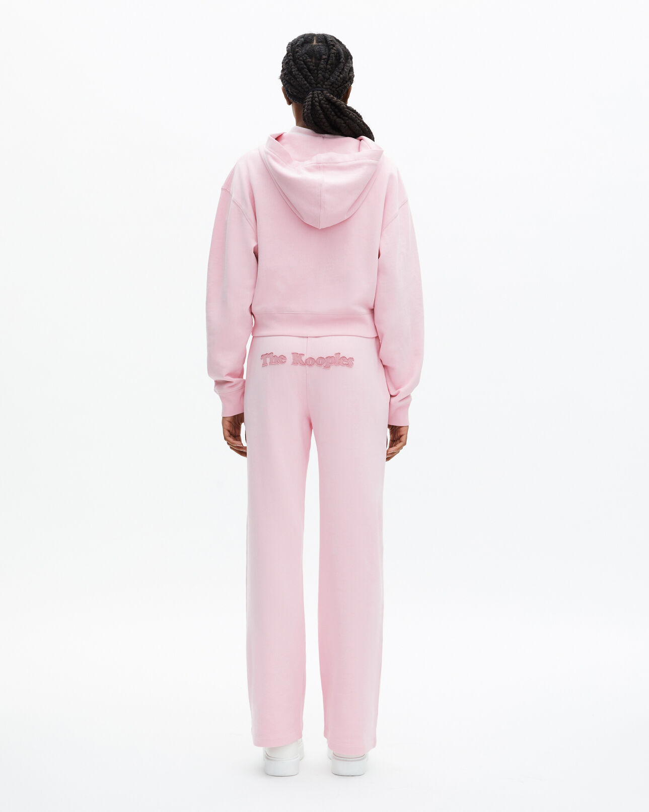 The Kooples WOMEN LILA pink logo hoodie