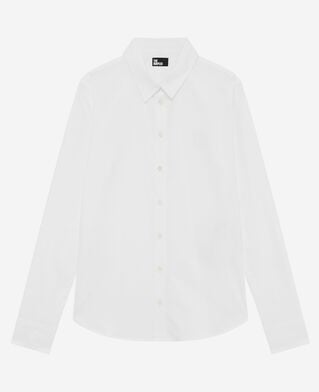 The Kooples FEMME WHITE chemise en popeline blanche