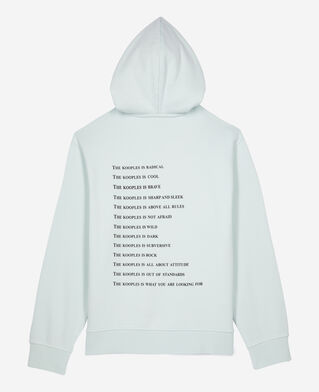 The Kooples WOMEN BABY BLUE what is hoodie light blue