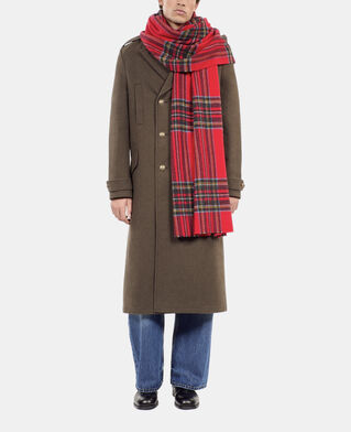 The Kooples MEN KAKI long khaki officer-style coat