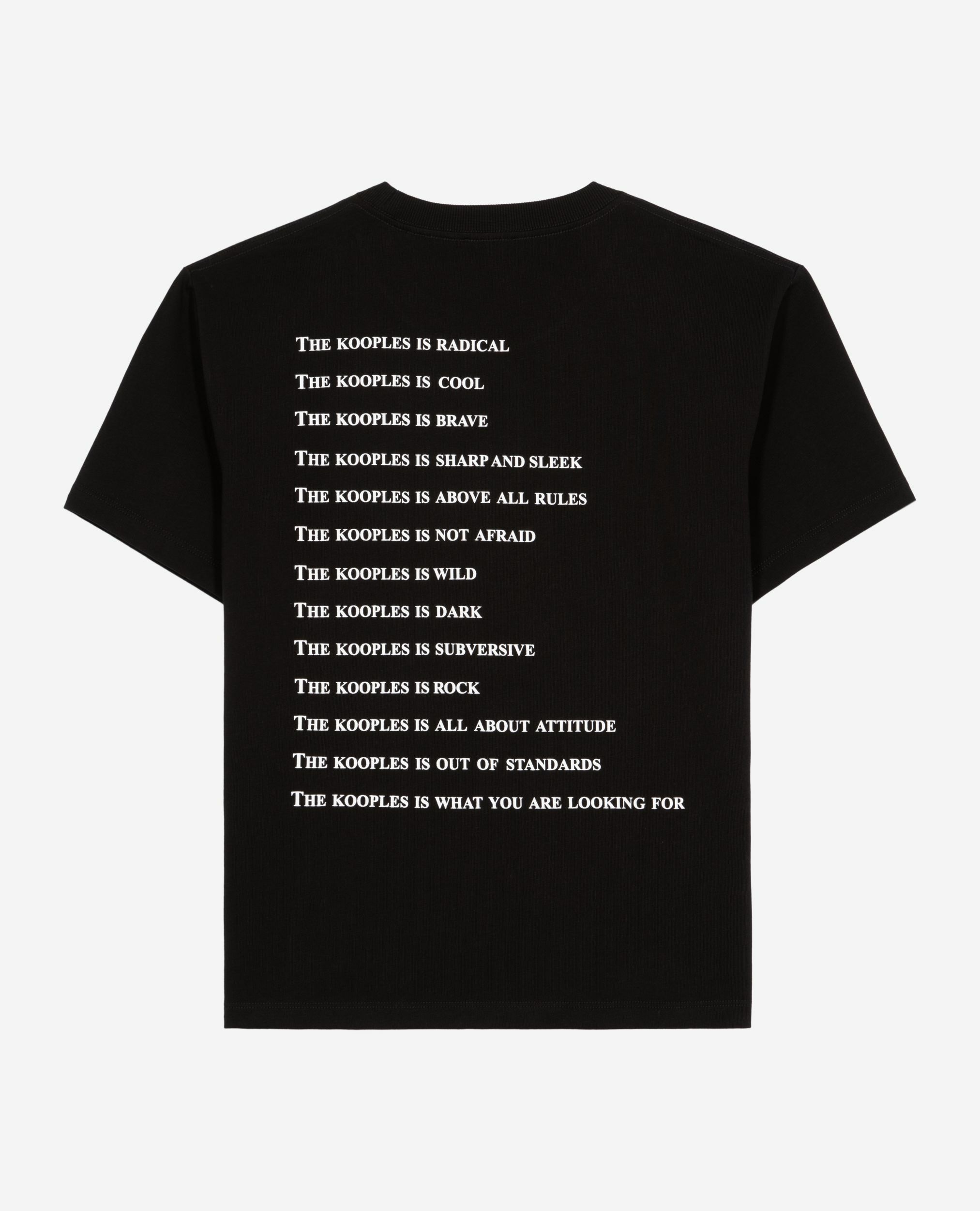 T-shirt What is à strass noir, BLACK, hi-res image number null