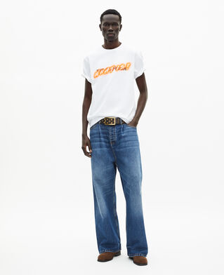 The Kooples MEN WHITE what is neon white t-shirt