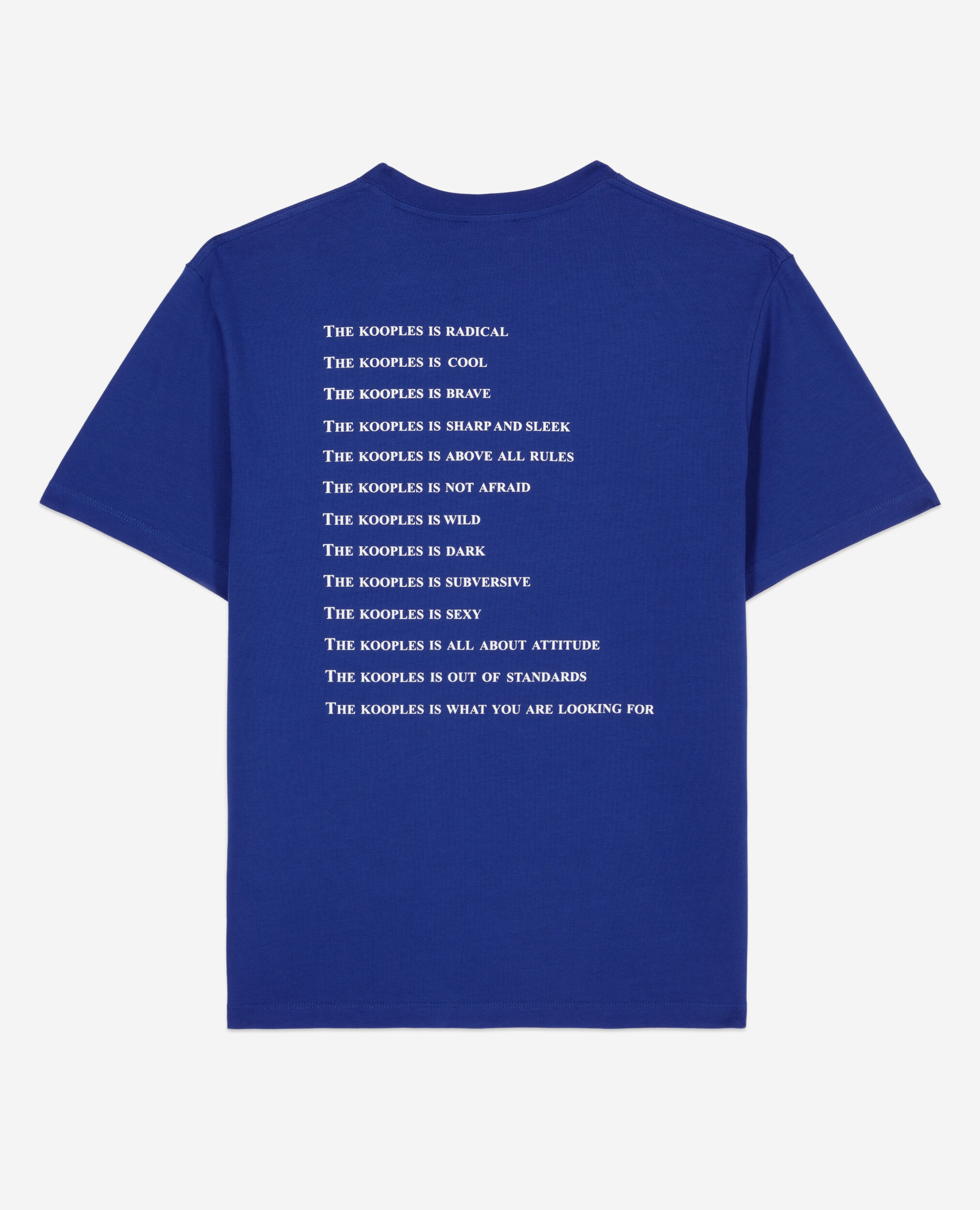 Electric blue store t shirt