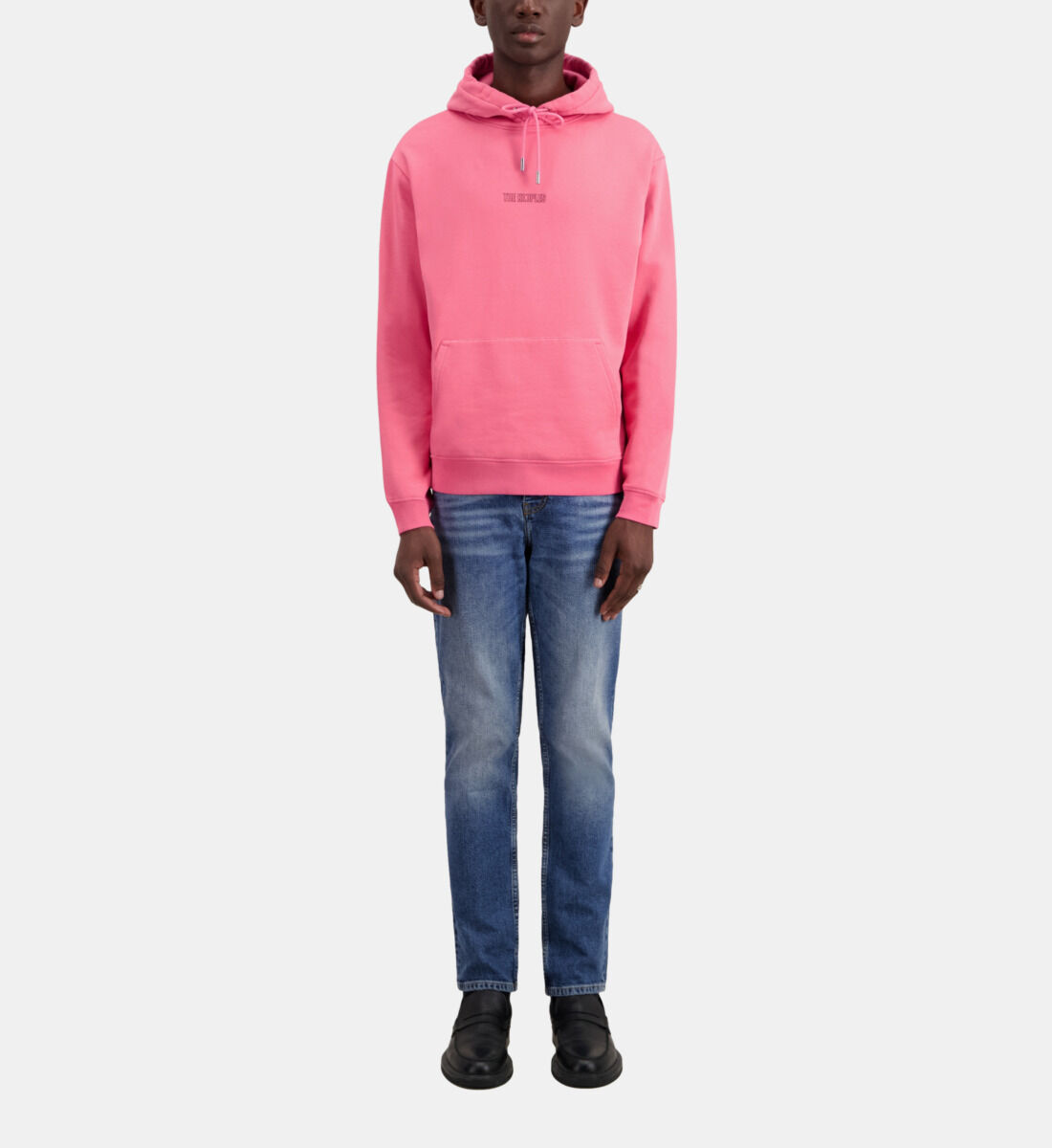 A shop pink hoodie