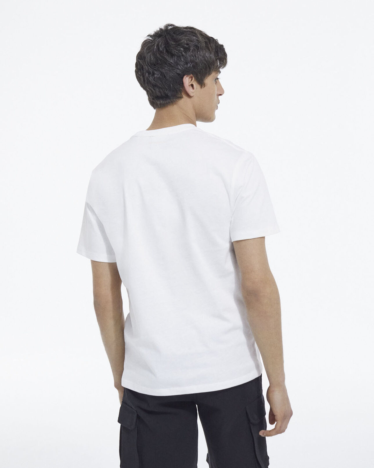 The Kooples MEN WHITE white printed t-shirt with skull and flowers
