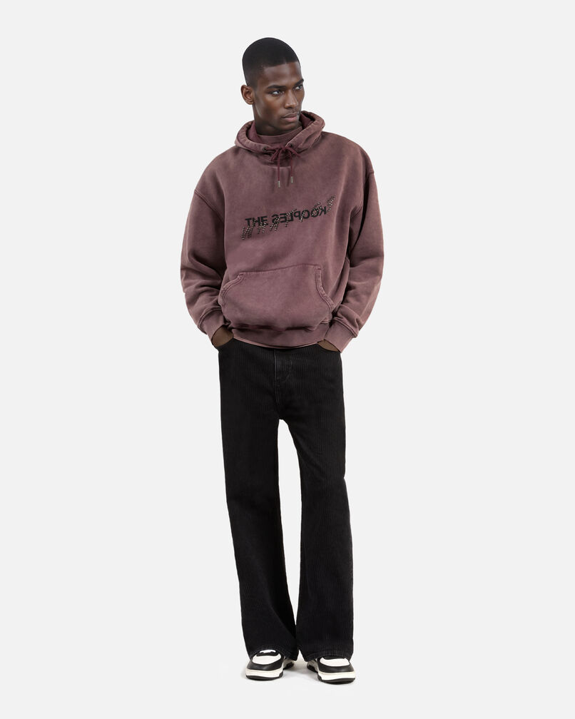 The Kooples HOMME FIGUE sweatshirt à capuche what is bordeaux