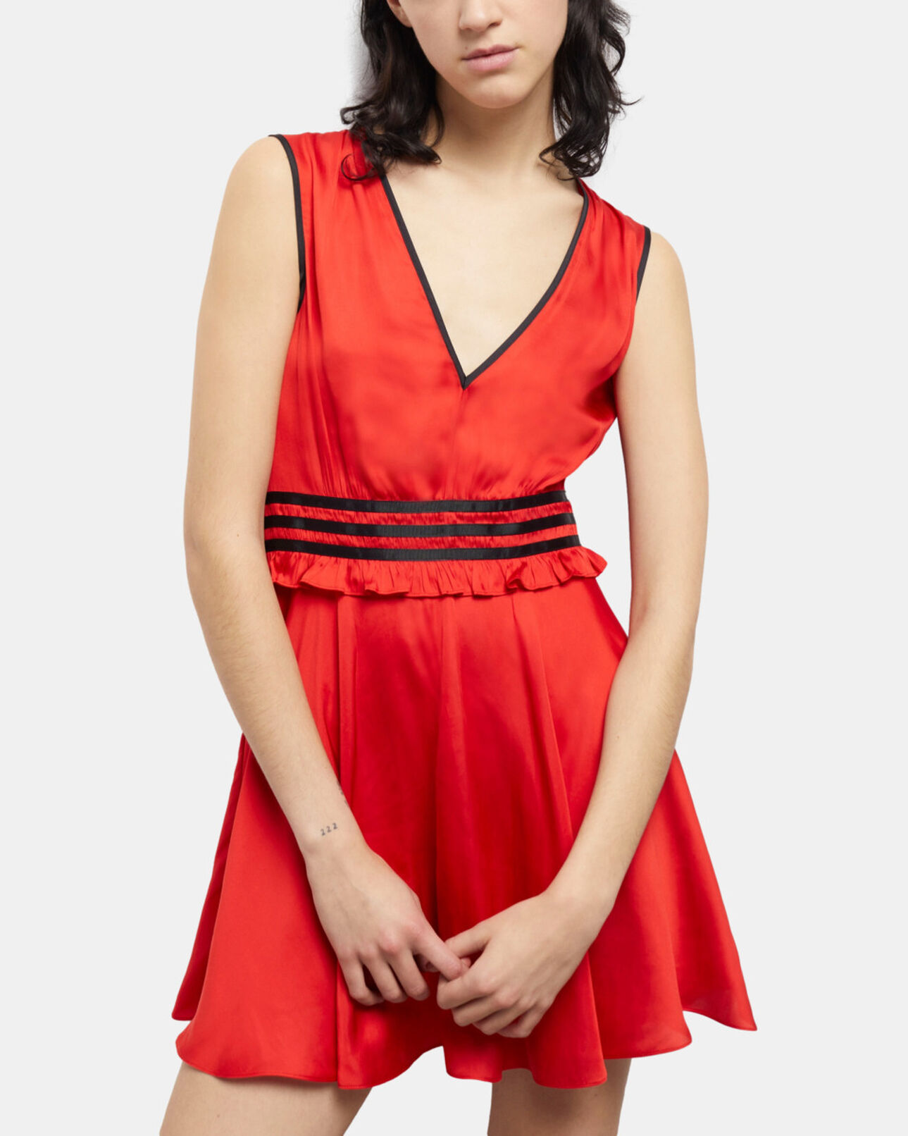 The Kooples DAMEN RED kurzes rotes kleid