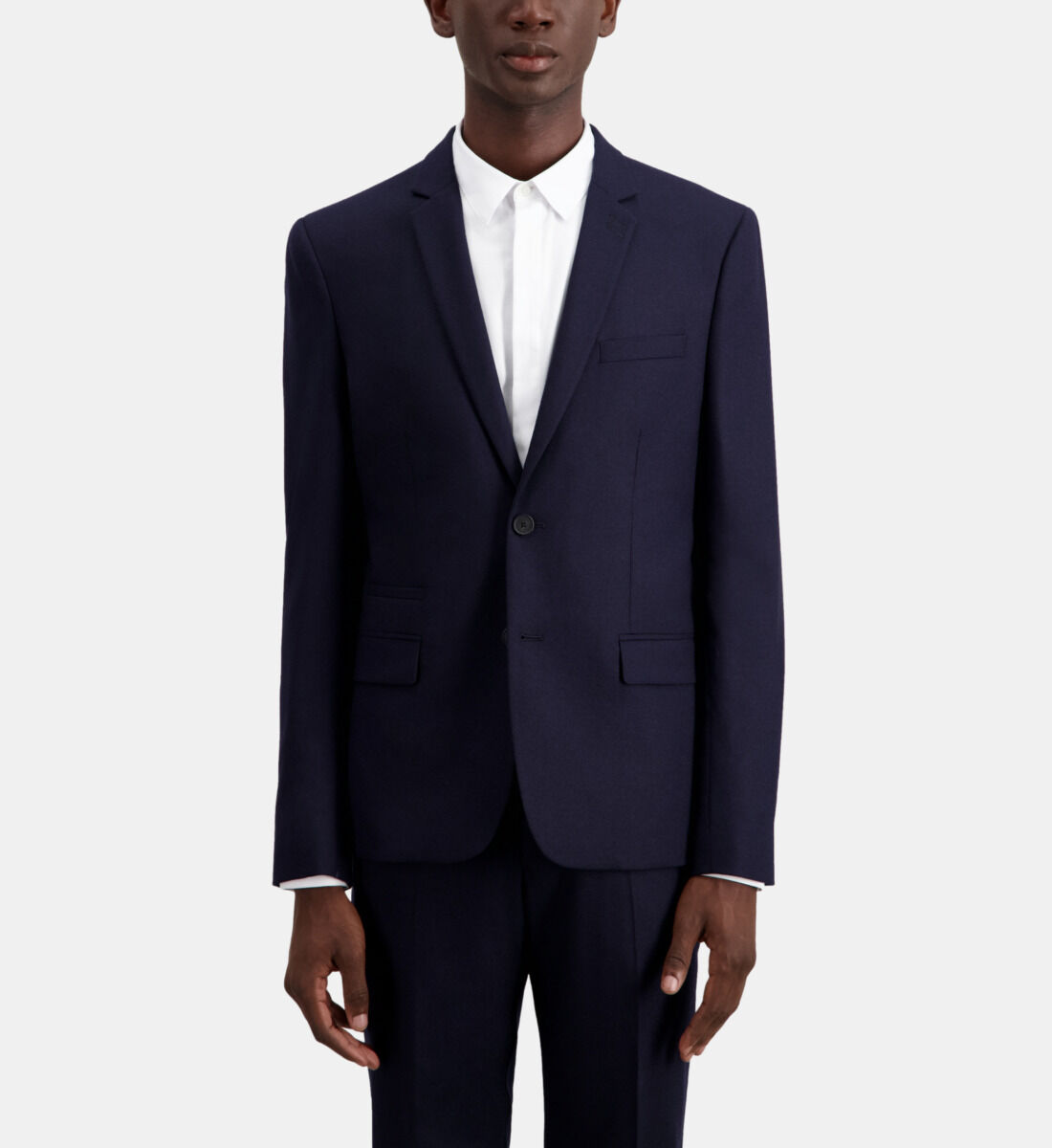 Flannel suit jacket top