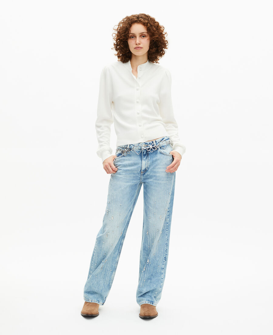 The Kooples WOMEN ECRU ecru cardigan