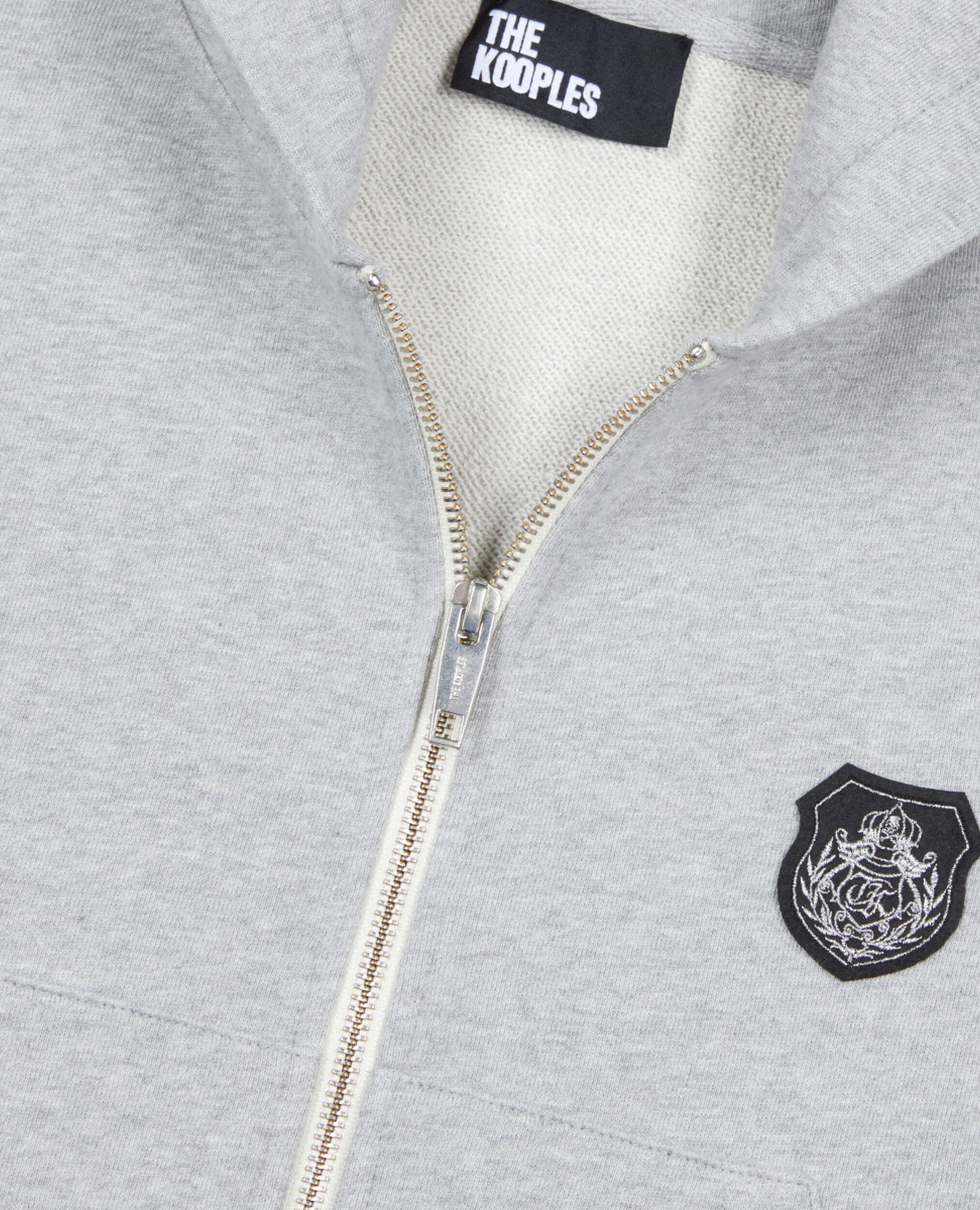 Grey Blazon hoodie, LIGHT GREY MELANGE, hi-res image number null
