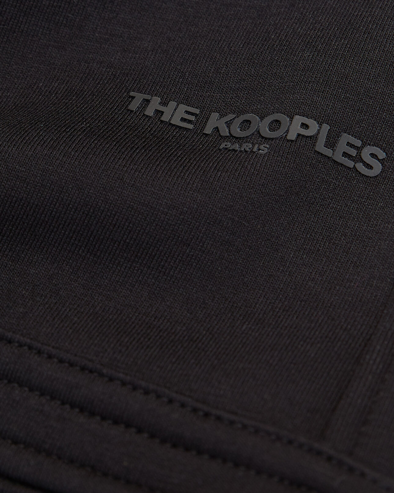 The Kooples HOMME BLACK jogging noir avec logo the kooples