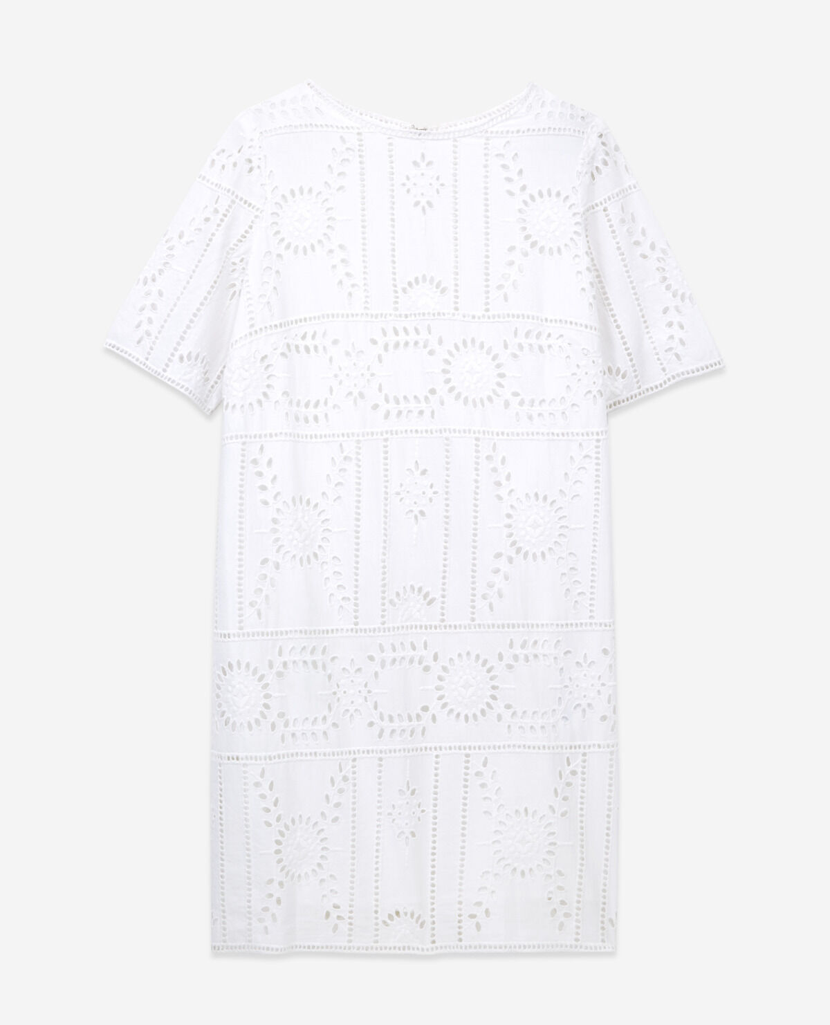 Short white deals embroidered dress