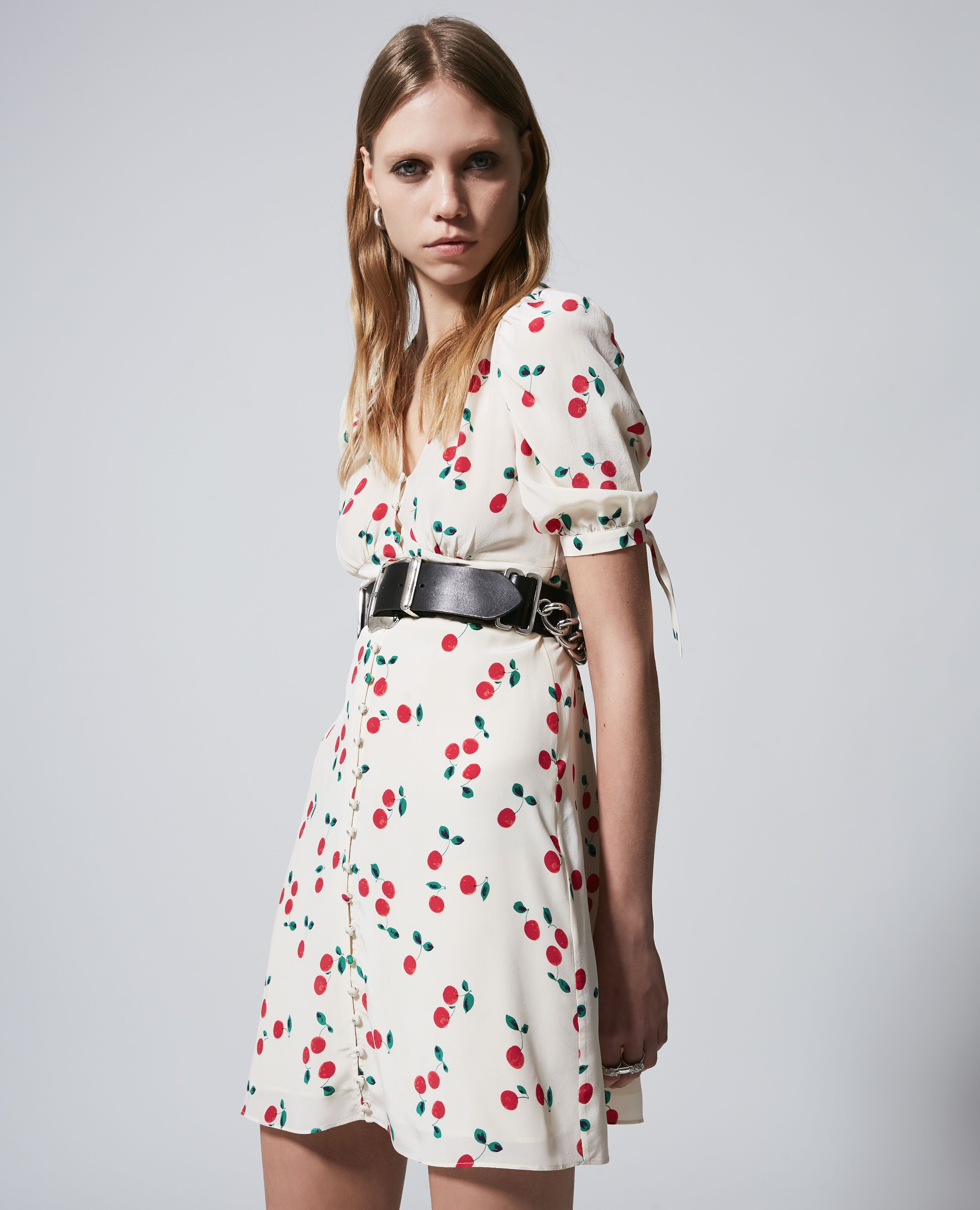Robe cerise top the kooples