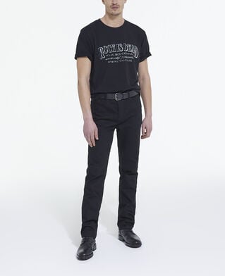 The Kooples MEN BLACK WASHED gray t-shirt