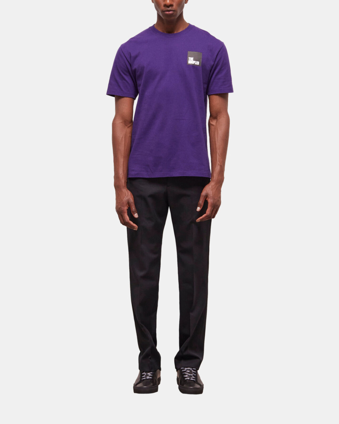 The Kooples HOMBRE PURPLE camiseta logotipo violeta para hombre