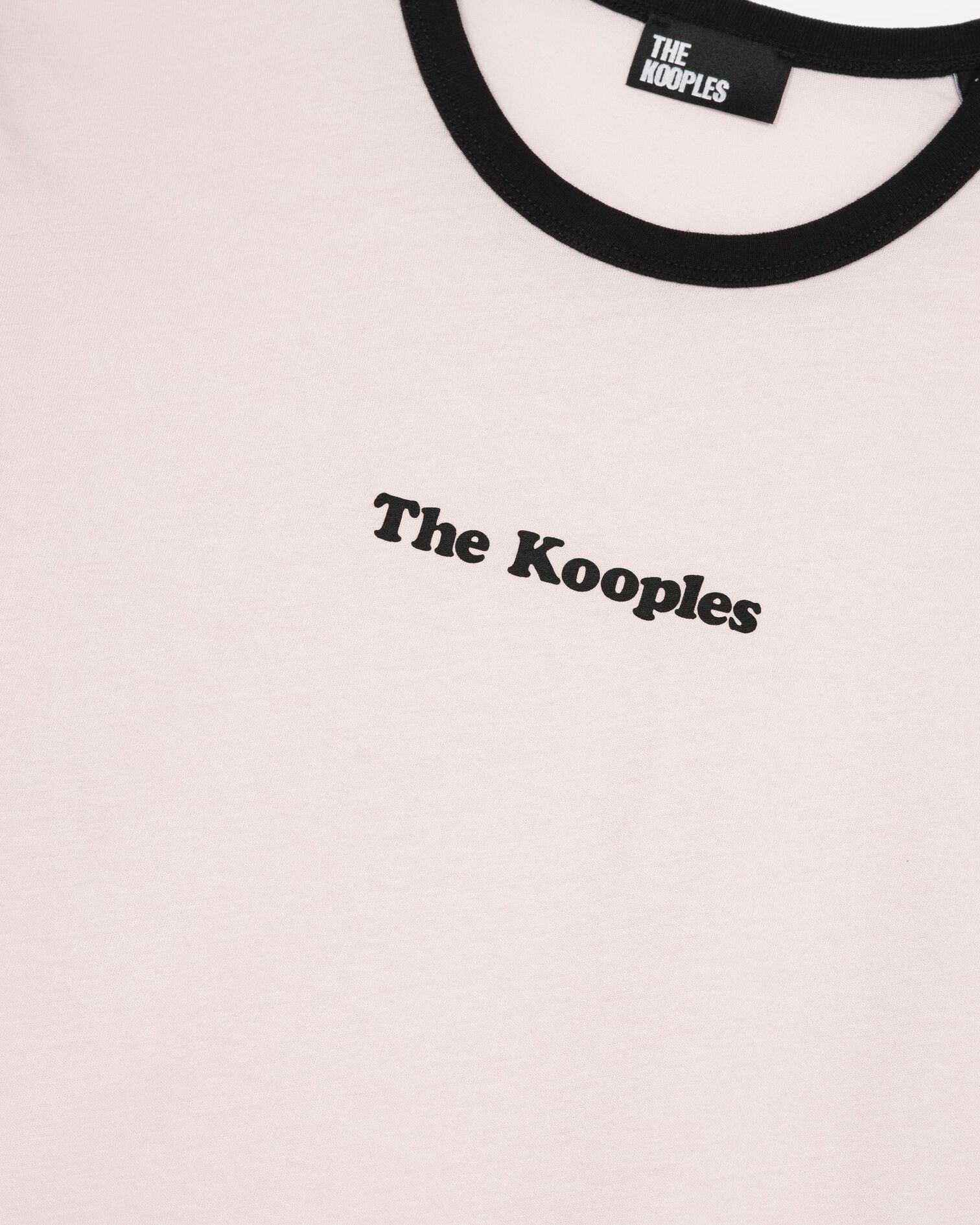 T-shirt with pale pink screen print, LILA, hi-res image number null