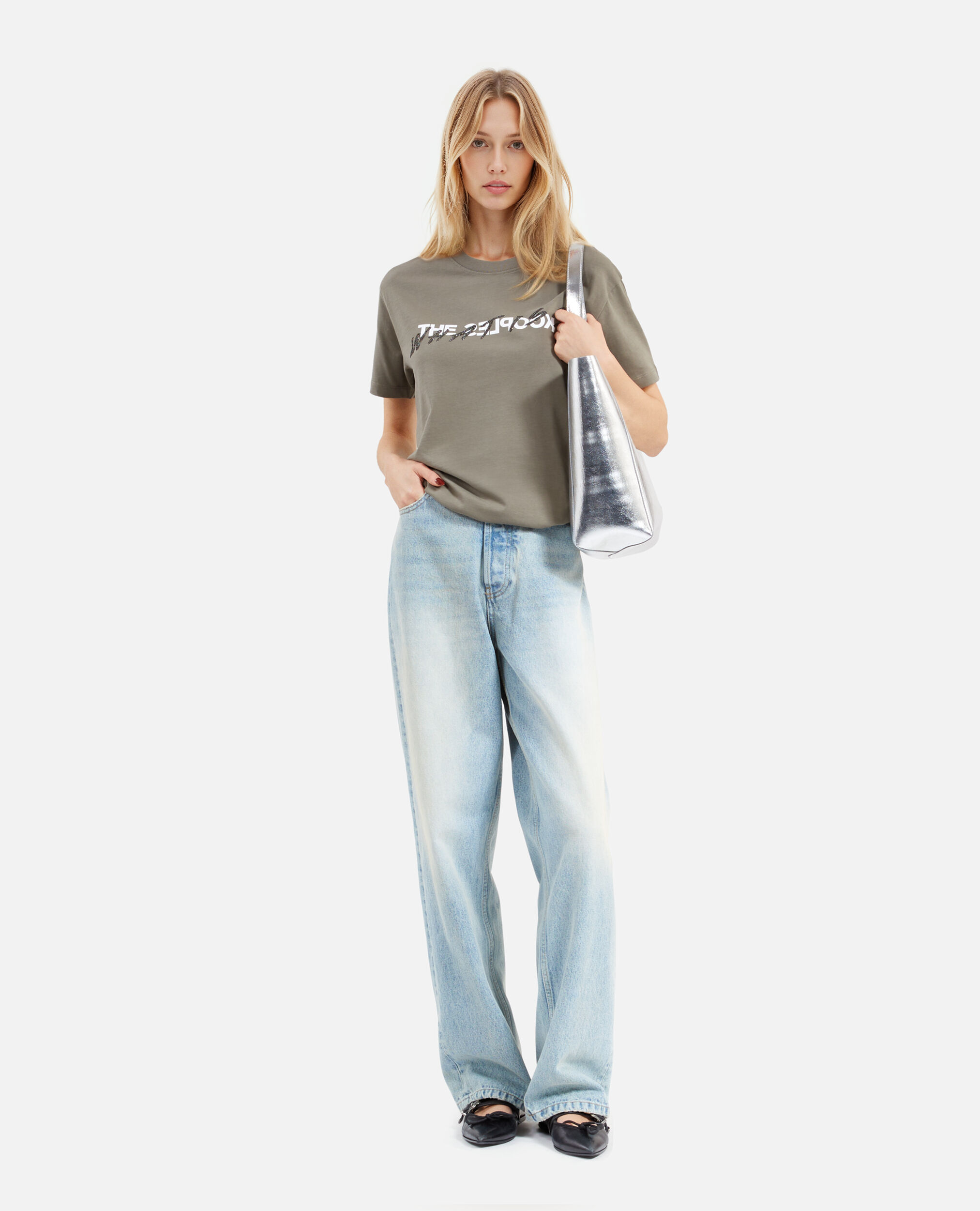 Khaki What is T-shirt, OLIVE KAKI, hi-res image number null