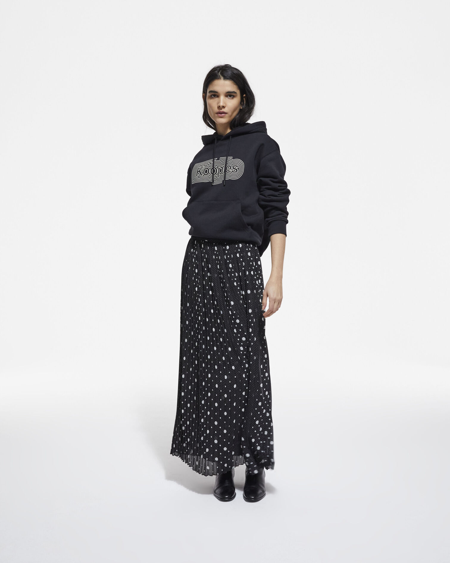 Black sweatshirt, BLACK, hi-res image number null