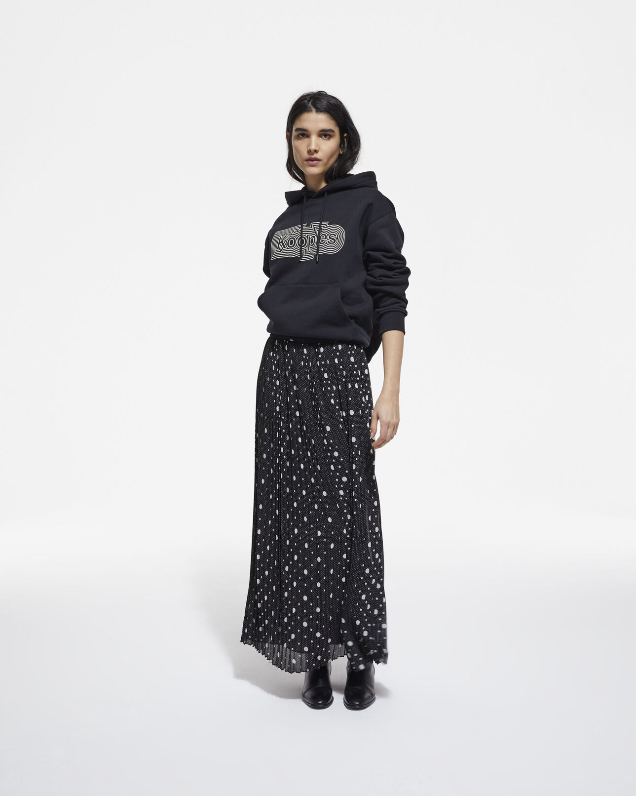 The Kooples MUJER BLACK sudadera negra